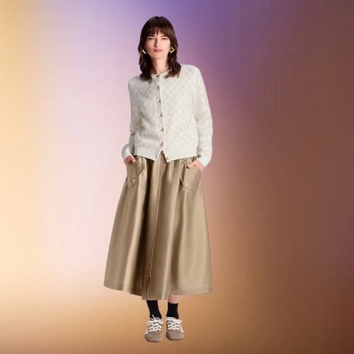 Monogram Brushed Knit Cardigan